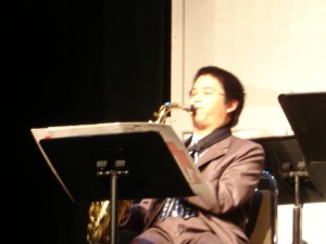 Doug Chan on Alto Sax