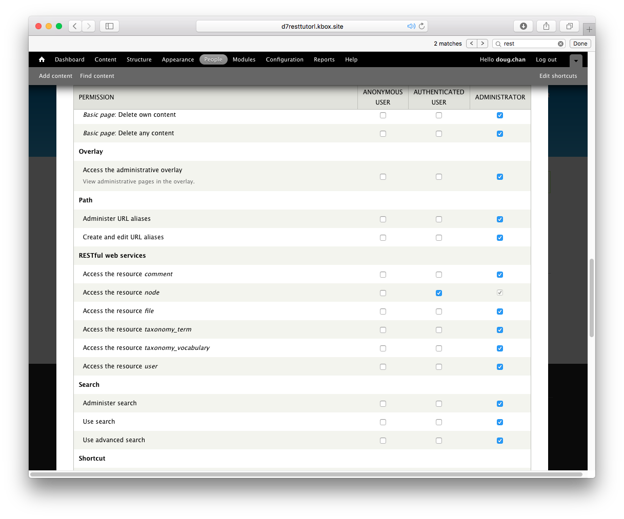 Drupal 7 and RESTWS with Basic Authentication - Getting Started ...